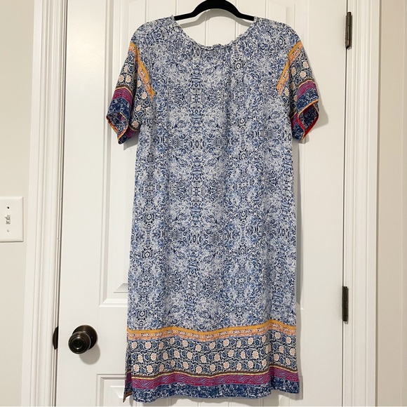 threadz Australia Blue and Multicoloured Print Dress Size Small - Picture 7 of 13